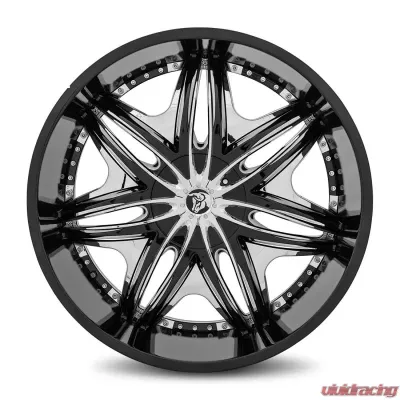 Diablo Wheels Morpheus Wheel 26x10 Blank 30 78.1 Gloss Black - MOR-261BLNK3078LB